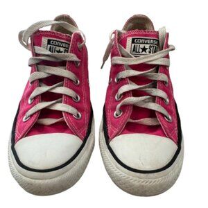 Converse Cerise Pink /White/Black Shoes - Size 6 Women's/4 Men's